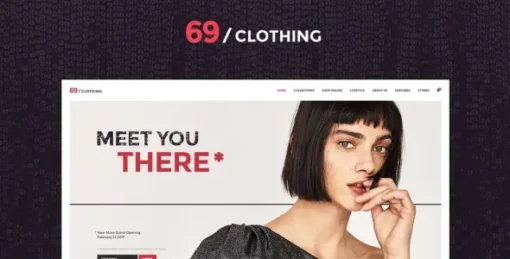 69 Clothing WordPress Theme
