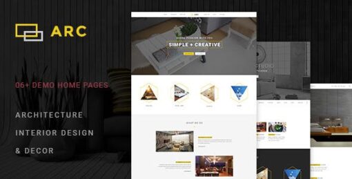 ARC – Interior Design, Décor, Architecture WordPress Theme v1.4.0