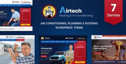 Airtech v3.5 - Plumber HVAC and Repair Theme