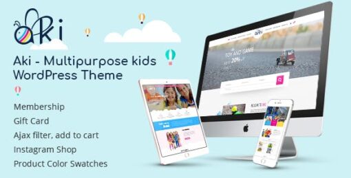Aki – Multipurpose Kids WordPress Theme v1.3.3