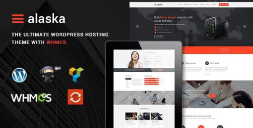 Alaska – SEO WHMCS Hosting, Shop & Business WordPress Theme v4.2