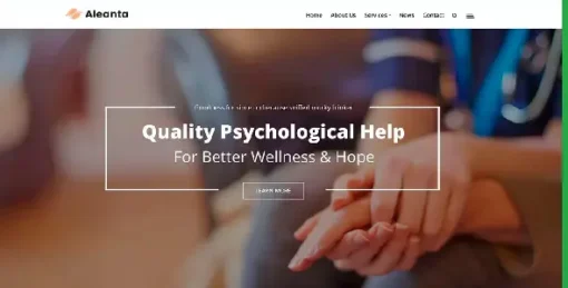 Aleanta - Psychology WordPress Theme