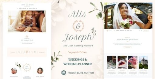 Alis – Wedding Planner WordPress Theme v4.0