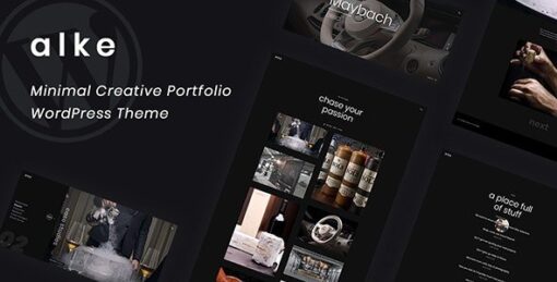 Alke – Minimal Creative Portfolio WordPress Theme v1.0.1