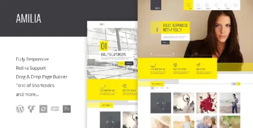 Amilia - Multipurpose One & Multi Page WP Theme