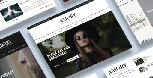 Amos - Creative WordPress theme