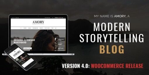 Amory Blog – A Responsive WordPress Blog Theme v4.4