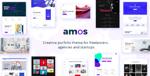 Amos 1.2.1 – Creative WordPress Theme