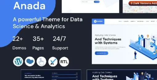 Anada -Data Science & Analytics Landing Page Theme