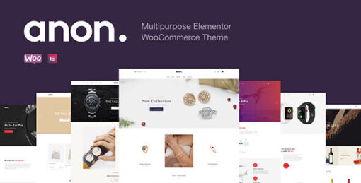 Anon - Multipurpose Elementor WooCommerce Themes v.2.2.4
