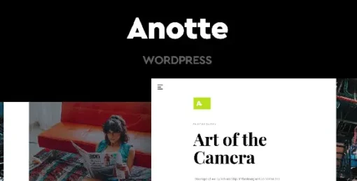 Anotte - Horizontal Photography WordPress Theme