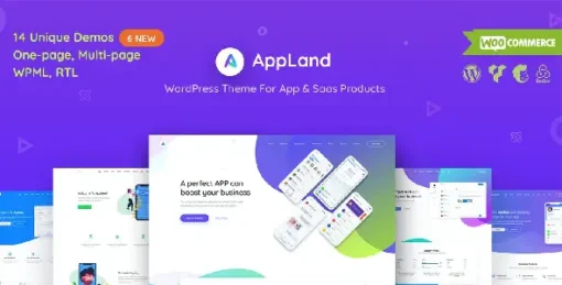 AppLand - WordPress Theme For App & Saas Products