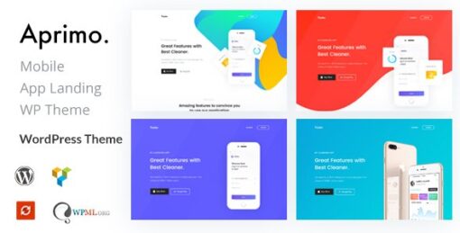 Aprimo – Mobile & App Landing WordPress Theme v1.5