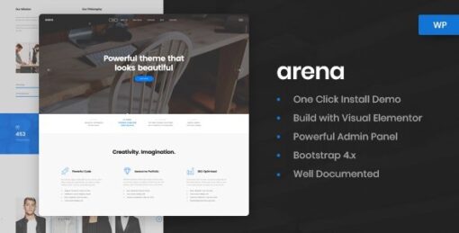 Arena – Business & Agency WordPress Theme v1.0.3