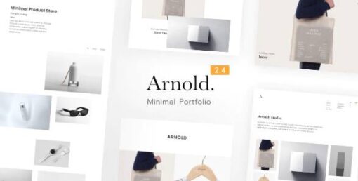 Arnold 1.7.8 – Minimalist WordPress Theme
