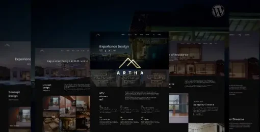 Artha Interactive Interior WordPress Theme