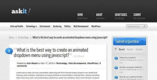 Elegant Themes - AskIt Premium WordPress Theme 4.1.12