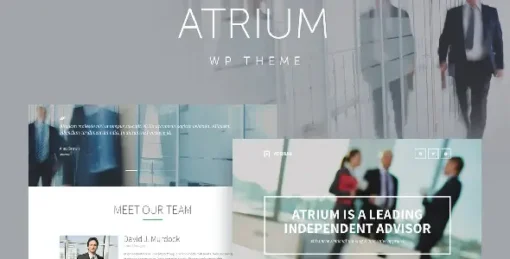 Atrium - Finance Consulting WordPress Theme
