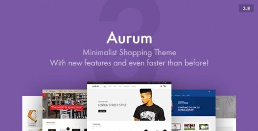 Aurum 3.8 – Minimalist Shopping Theme