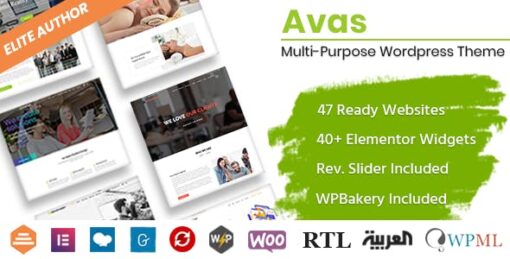 Avas Theme v6.5.4 - MultiPurpose WordPress Theme