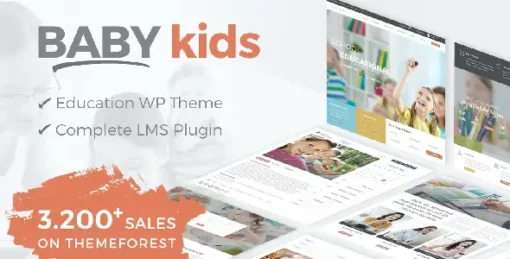 Baby Kids - School WordPress Theme