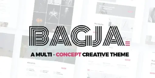 Bagja - Responsive Multi Concept & One Page Portfo