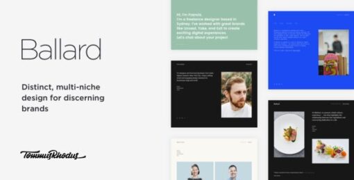 Ballard – Responsive CV WordPress Theme v1.0.5