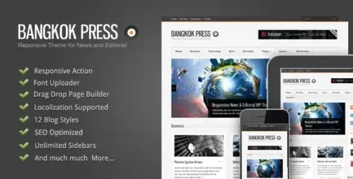 Bangkok Press - Responsive, News & Editorial Theme 1.15