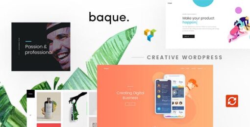 Baque – Multipurpose Onepage Creative WP Theme v1.0