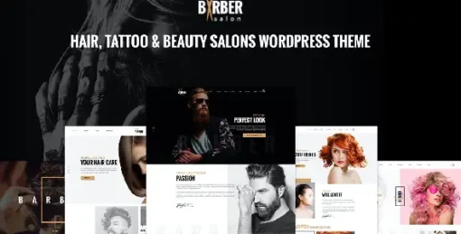 Barber - Hair, Tattoo & Beauty Salons WP Theme