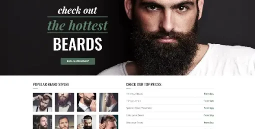 Barber - WordPress Theme for Barbers & Hair Salons