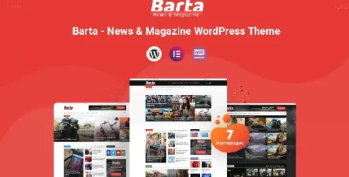 Barta - News & Magazine WordPress Theme