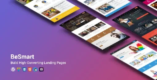 BeSmart High-Converting Landing Page WordPress