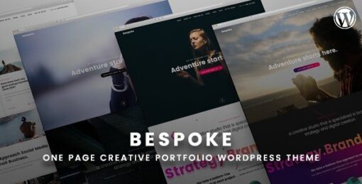 Bespoke – Onepage Creative WordPress Theme v1.0
