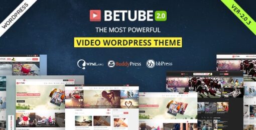 Betube Video WordPress Theme v3.0.7
