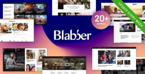 Blabber Theme GPL v1.6 – Elementor Blog & Magazine Theme