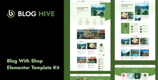 Blog Hive - Personal Blog Elementor Template Kit