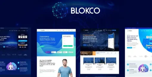 Blokco - ICO, Cryptocurrency & Consulting WP Theme