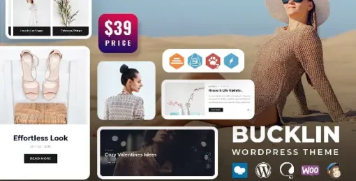 Bucklin - Creative Personal Blog WordPress Theme