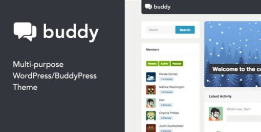 Buddy – Multi-Purpose WordPress BuddyPress Theme v2.21.2