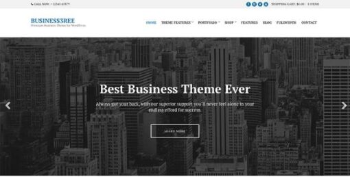 CSSIgniter - Business3ree WordPress Theme 2.6.2