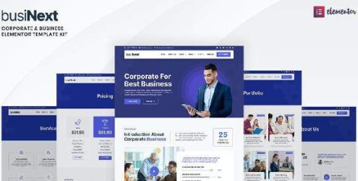 Businext - Corporate Business Elementor Template Kit