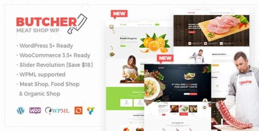 Butcher – Meat, Organic Shop Woocommerce WordPress Theme v2.24