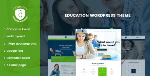 Campress 1.15 – Responsive Education Theme