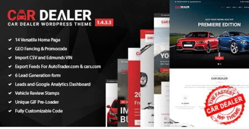 Car Dealer – Responsive Automotive WordPress Theme v4.5.2