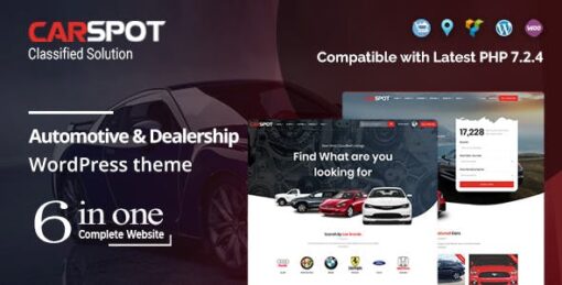 CarSpot Dealership Classified Theme v2.4.4