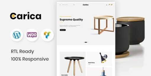 Carica – Furniture Handmade WooCommerce Theme v1.2