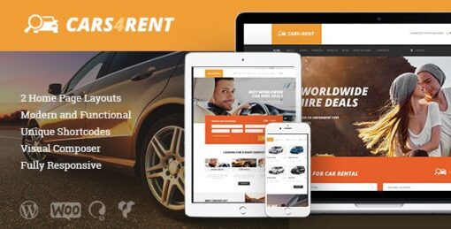 Cars4Rent – Car Rental & Taxi Service WordPress Theme v1.2.3