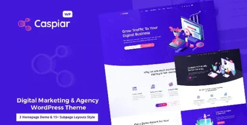 Caspiar  Digital Marketing & Agency Theme