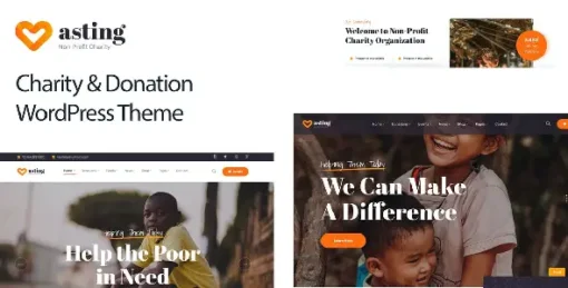 Charity & Donation WordPress Theme - Asting